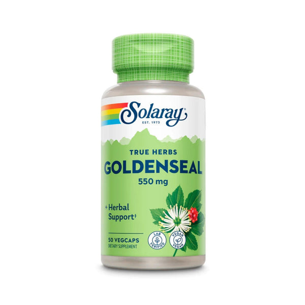 Solaray Goldenseal Root 550mg 50 Capsules 