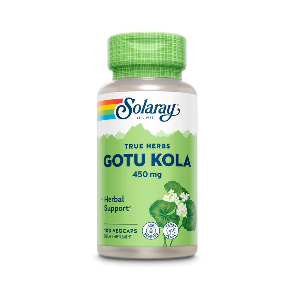  Solaray Gotu Kola 450mg 100 Capsules 