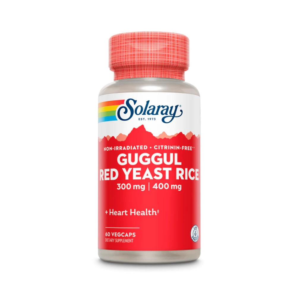  Solaray Guggul and Red Yeast Rice 60 Capsules 