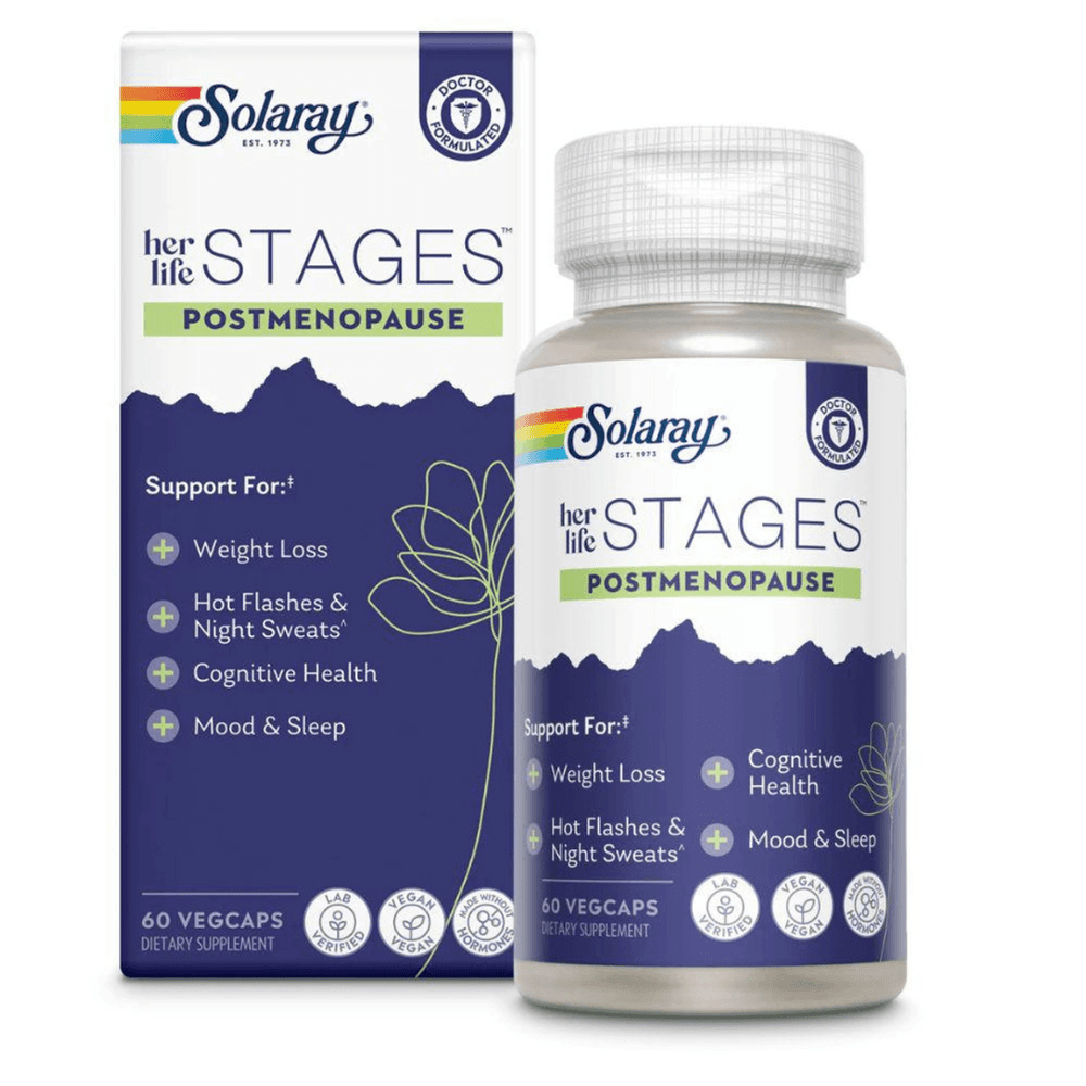  Solaray Her Life Stages Postmenopause 60 Capsules 