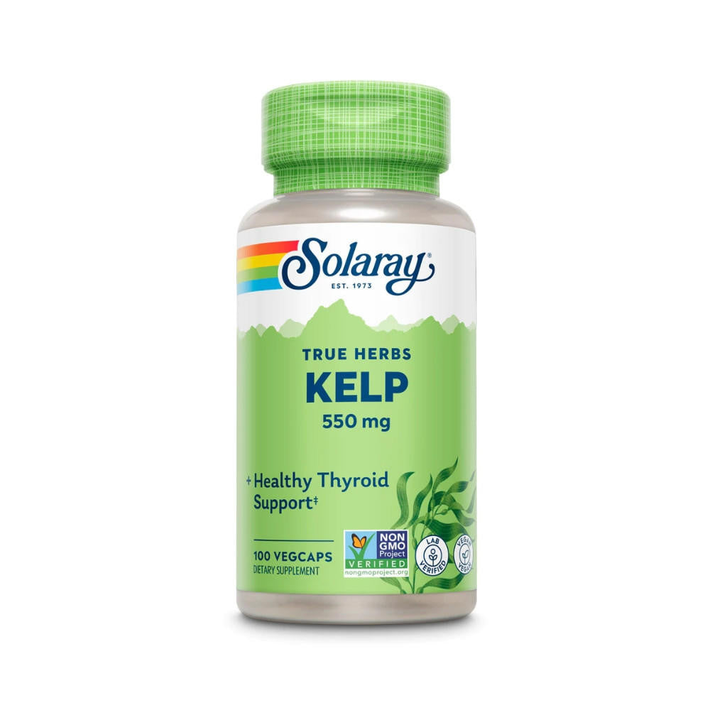  Solaray Kelp 550mg 100 Capsules 