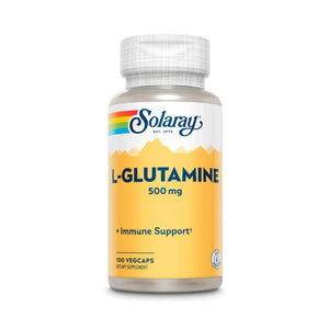  Solaray L-Glutamine 500mg 100 Capsules 