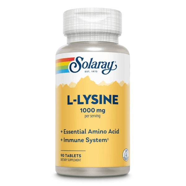  Solaray L-Lysine 1,000mg 90 Tablets 