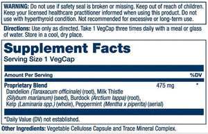  Solaray Liver Blend SP-13 100 Capsules 