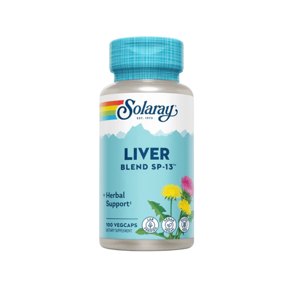  Solaray Liver Blend SP-13 100 Capsules 