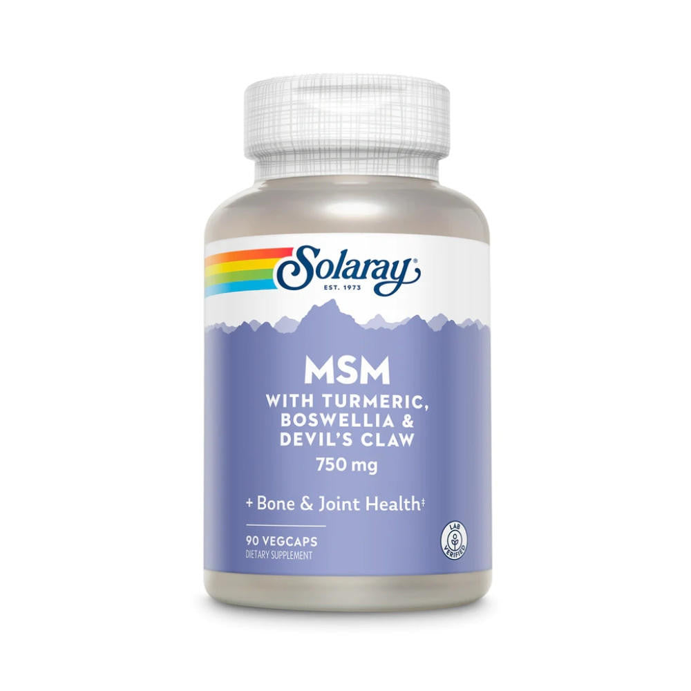  Solaray MSM 750mg 90 Capsules 
