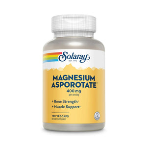  Solaray Magnesium Asporotate 400mg 120 Capsules 