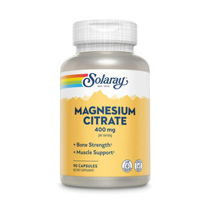  Solaray Magnesium Citrate 400mg 90 Vege Capsules 