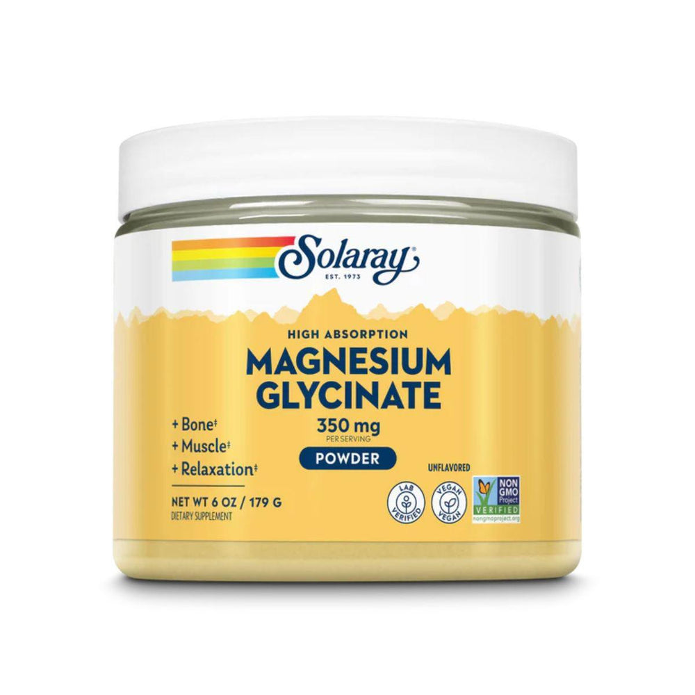  Solaray Magnesium Glycinate Powder 350mg 
