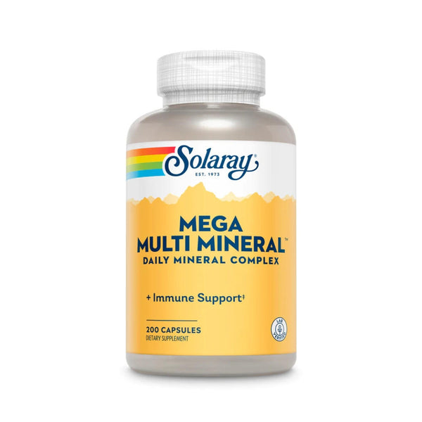  Solaray Mega Multi Mineral 200 Capsules 