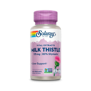  Solaray Milk Thistle Extract 175mg 60 Capsules 