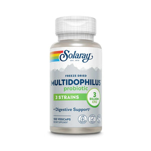  Solaray Multidophilus Lactic Flora (Non-Dairy, Freeze-Dried) 3 Billion 100 Caps 