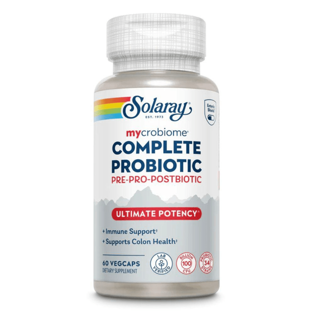  Solaray Mycrobiome Complete Probiotic Ultimate Potency 60 Capsules 