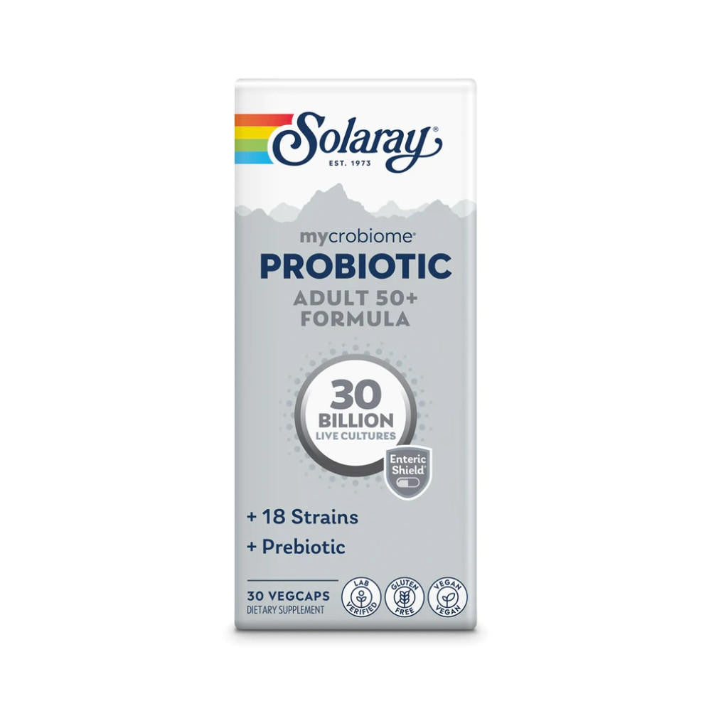  Solaray Mycrobiome Probiotic Adult 50+ 30 Billion 30 Capsules 