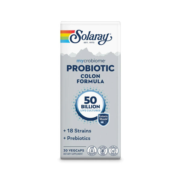  Solaray Mycrobiome Probiotic Colon Formula 30 Vegetable Caps 