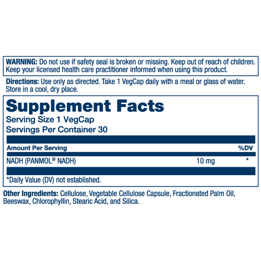  Solaray NADH 30 Capsules 