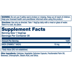  Solaray NADH 30 Capsules 