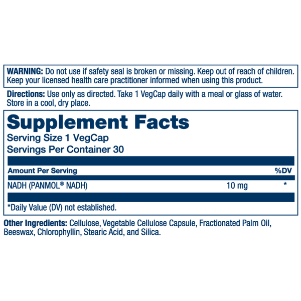  Solaray NADH 30 Capsules 