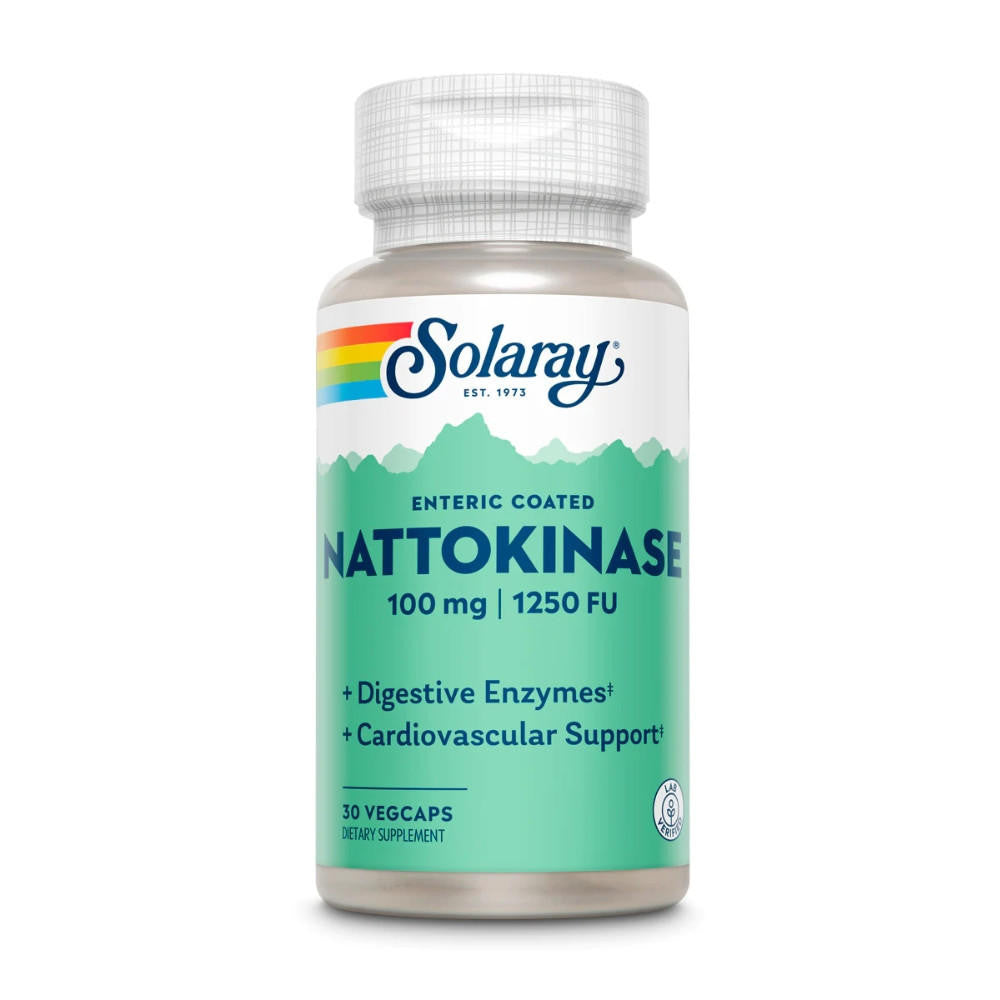  Solaray Nattokinase 100mg 30 Veg Caps 