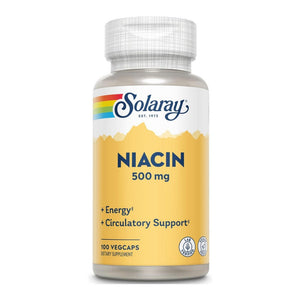  Solaray Niacin 500mg 100 Count 