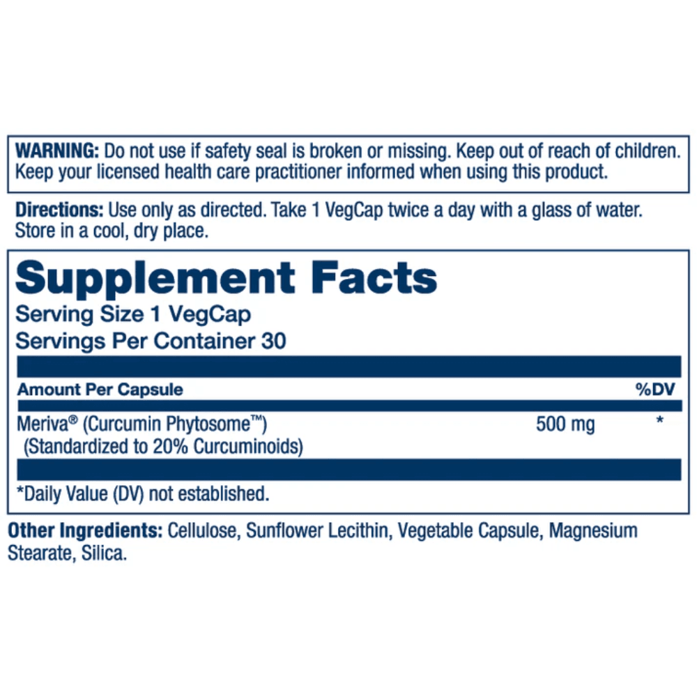  Solaray Prosorb Turmeric Phytosome 30 Capsules 