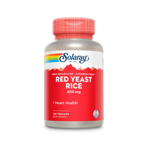  Solaray Red Yeast Rice 600mg 120 Capsules 