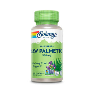  Solaray Saw Palmetto Berries 580mg 100 Capsules 