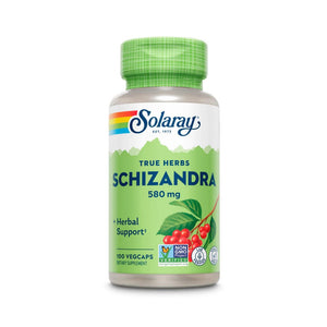 Solaray Schizandra Berries 580mg 100 Capsules 