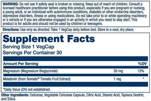  Solaray SleepMag 30 Capsules 