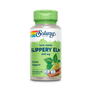  Solaray Slippery Elm Bark 400mg 100 Capsules 