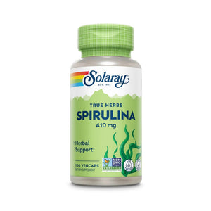  Solaray Spirulina 410mg 100 Capsules 