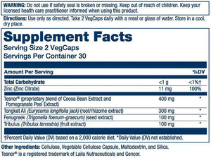 Solaray Testosterone Support 60 Capsules 