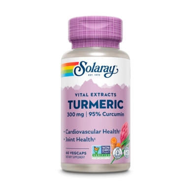  Solaray Turmeric Root Extract 300mg 60 Capsules 