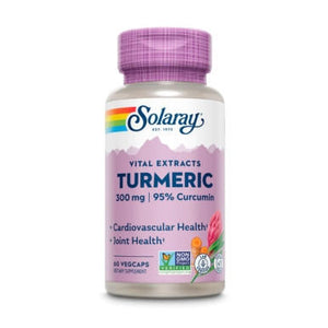  Solaray Turmeric Root Extract 300mg 60 Capsules 