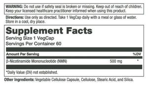 Solaray Unlimit NMN 500mg 60 Capsules