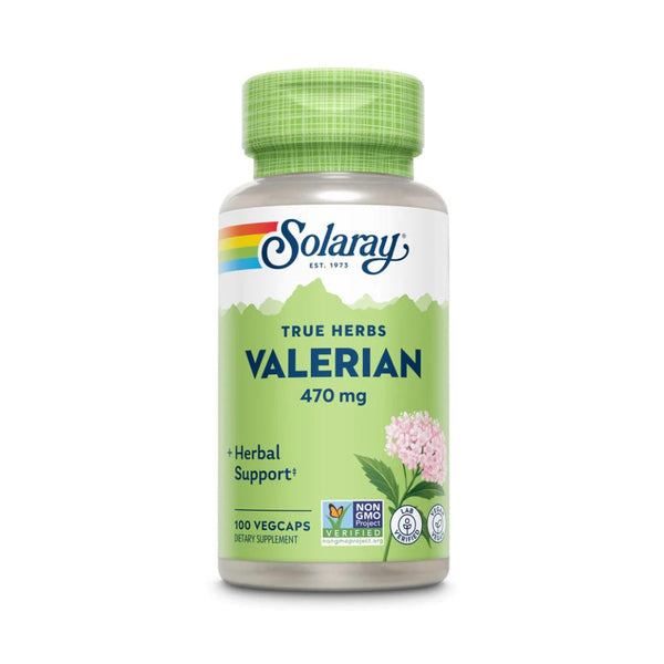  Solaray Valerian Root 470 mg 100 Capsules 