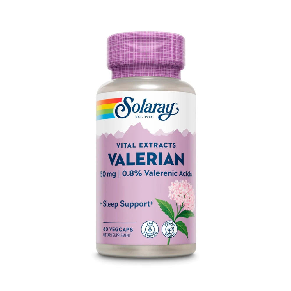  Solaray Valerian Root Extract 50mg 60 Capsules 
