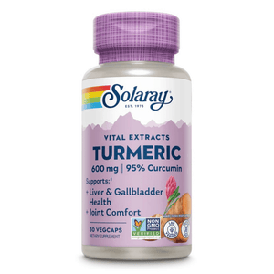Solaray SOL Vital Extracts Turmeric 600mg 30 Capsules 