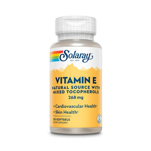  Solaray Vitamin E 400 IU 50 Soft Gels 