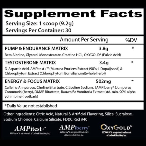  Insane Labz Psychotic Test 30 Serving 