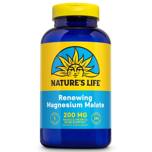  Nature's Life Magnesium Malate 200mg 250 Capsules 