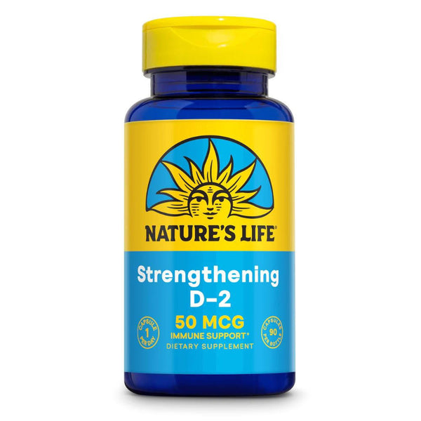  Nature's Life Vitamin D2 2000IU 90 Capsules 