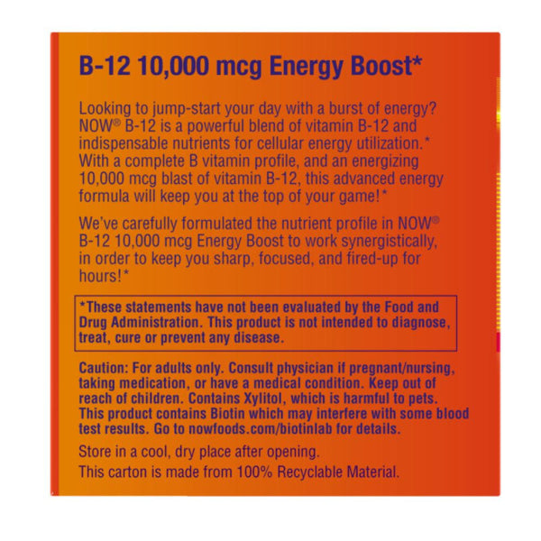  Now Foods Energy B-12 Now Shot 15 Ml 12 Pack 