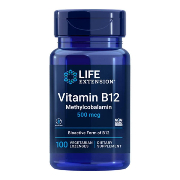  Life Extension Vitamin B12 500mcg 100 Lozenges 