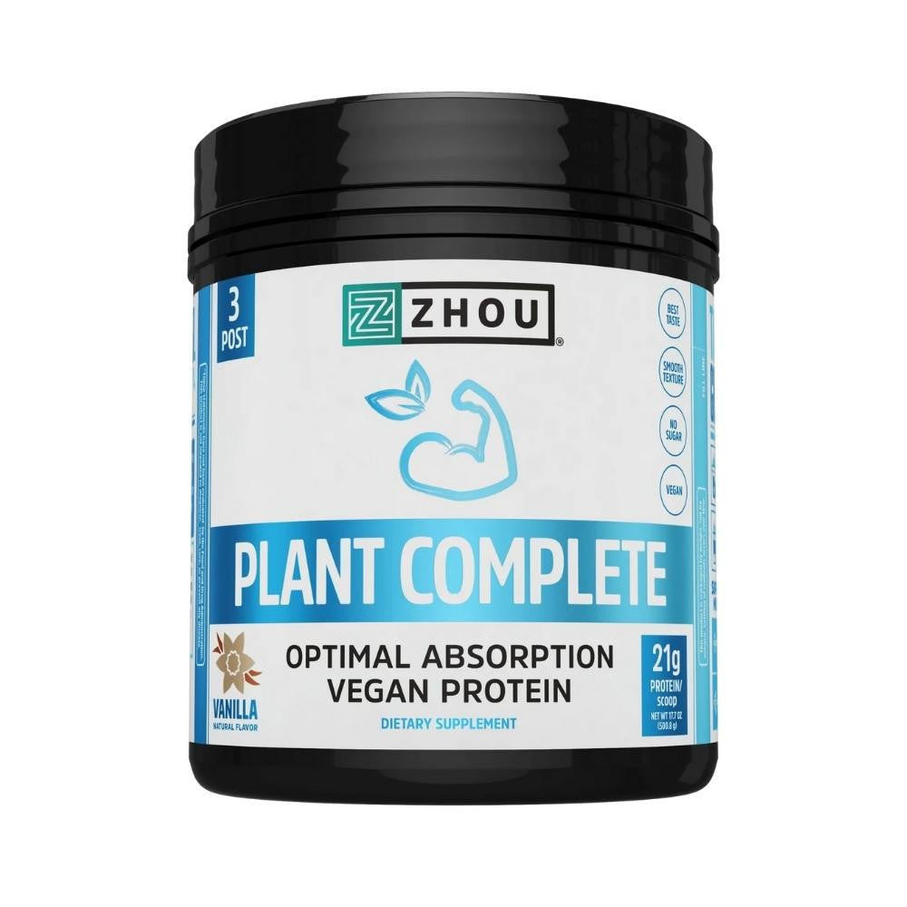 ZHOU Zhou Plant Complete Vegan Protein 16 Servings 