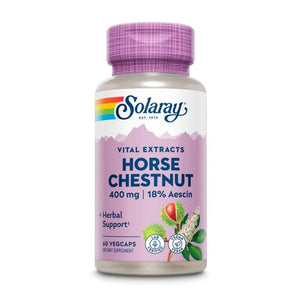  Solaray Horse Chestnut Extract 400mg 60 Capsules 
