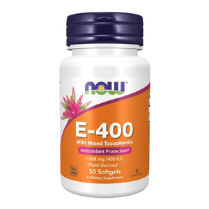  Now Foods E-400 Mixed Tocopherols 50 Soft Gels 