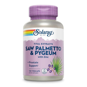  Solaray Pygeum and Saw Palmetto 120 Capsules 