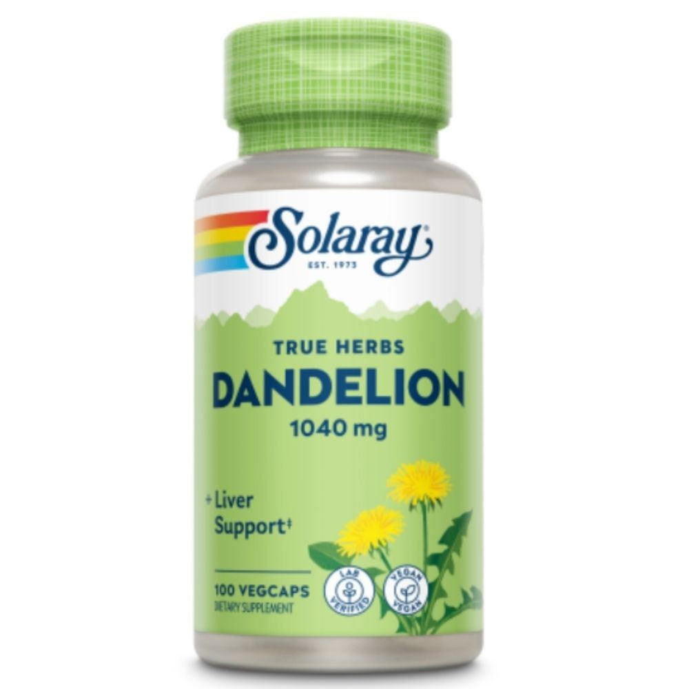  Solaray Dandeloin Root 1040mg 100 Capsules 