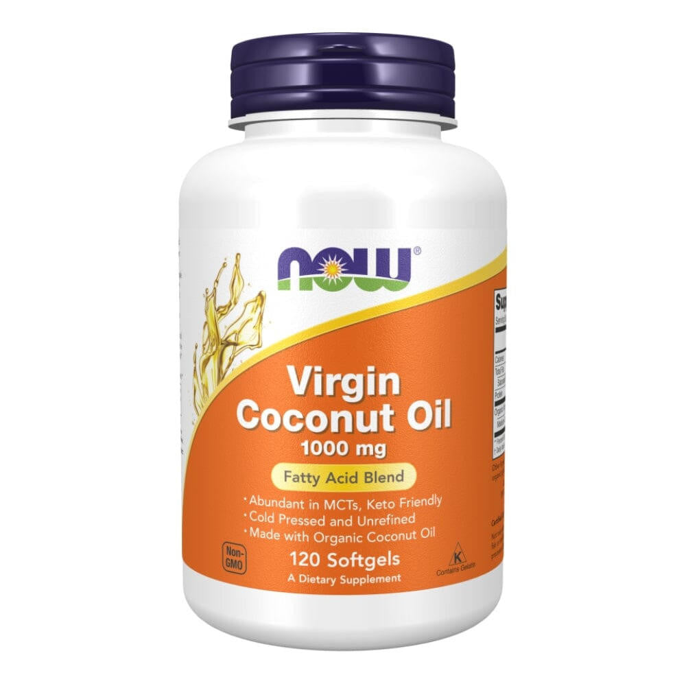  Now Foods COCONUT OIL 1000mg 120 Soft Gels 